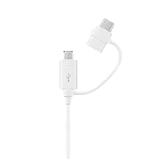 2in1 Cable Samsung, Type-C+Micro-US..