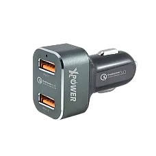 Car Charger XPower, 2.1A, 2USB, Bla..
