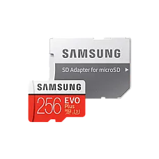256GB MicroSD (Class 10) UHS-I (U3)..