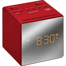 SONY ICF-C1T, Red, Clock Radio with..
