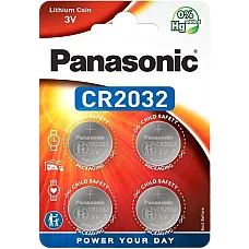 CR2032, Blister*4, Panasonic, CR-20..