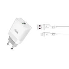 Wall Charger XO, Type-C PD65W/USB-A..