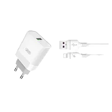 Wall Charger XO + Type-C Cable, Q.C..