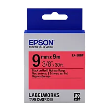 Tape Cartridge EPSON LK3RBP; 9mm/9m..
