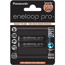 AAA  Eneloop PRO 930mAh, Blister*2,..