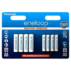 AA  Eneloop 1900mAh + AAA Eneloop 7..