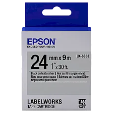 Tape Cartridge EPSON LK6SBE; 24mm/9..