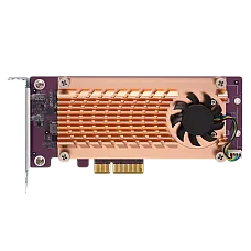 QNAP Dual M.2 PCIe SSD expansion ca..