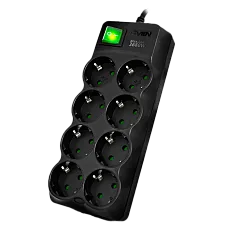 Surge Protector 8 Sockets,  1.8m, S..