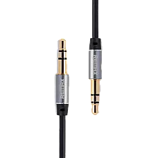AUX Audio Cable Remax, 1M, Black..