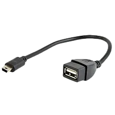 Cable  OTG,  Mini B - AF,  0.15 m, ..