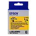 Tape Heat Shrink Tube EPSON LK4YBA3 HST Blk/Yell d3/2,5, C53S654905