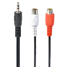 CCA-406 3.5mm stereo plug to 2 x ph..