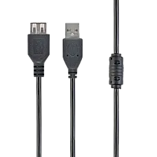 Cable USB, USB AM/AF, 1.8 m, USB2.0..