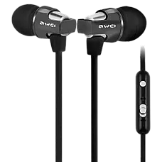 Awei earphones, Es-860Hi,Black..