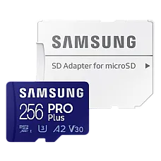256GB MicroSD (Class 10) UHS-I (U3)..