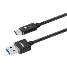 Type-C Cable Xpower, Nylon, Black..