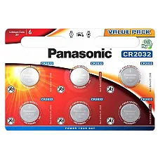 CR2032, Blister*6, Panasonic, CR-20..