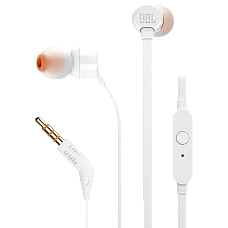 Earphones  JBL T110 White..