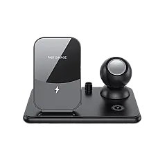 Wireless Charger XO, 4in1, W58, Bla..