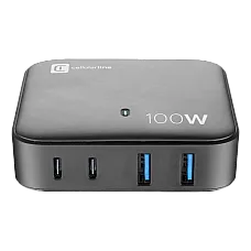 Wall Charger GAN Cellularline, 4 Po..