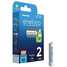 AAA  Eneloop 800mAh, Blister*2, Pan..