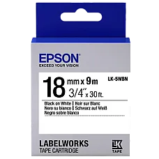Tape Cartridge EPSON LK-5WBN; 18mm/..