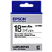 Картридж с лентой Epson LK-5WBN, 18 мм x 9 м