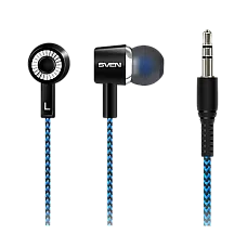 Earphones SVEN E-106  Black/Blue, 3..