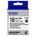 Картридж с лентой Epson LK-5TBN, 18мм x 9м