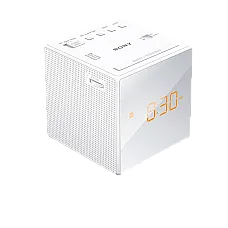 SONY ICF-C1, White, Clock Radio, AM..
