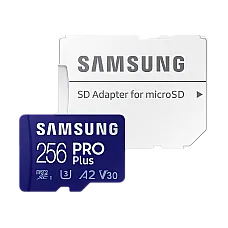 256GB MicroSD (Class 10) UHS-I (U3)..
