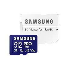 512GB MicroSD (Class 10) UHS-I (U3)..