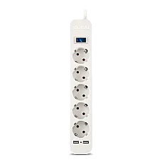 Surge Protector 5 Sockets,  3.0m, S..