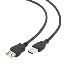 Cable USB, USB AM/AF, 3.0 m, USB2.0..