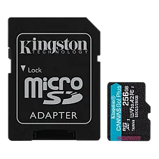 256GB MicroSD (Class 10) UHS-I (U3)..