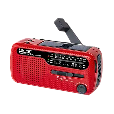 MUSE MH-07 RED, Tuner FM, Clocks, C..