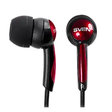 Earphones SVEN E-130  Black/Red, 3p..