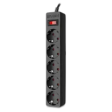 Surge Protector 5 Sockets,  1.0m,  ..