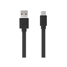 Type-C Cable XO, Flat, NB150, Black..