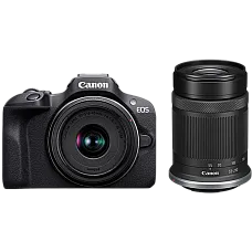 DC Canon EOS R100 Black & RF-S 18-4..