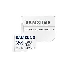 256GB MicroSD (Class 10) UHS-I (U3)..
