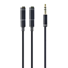 Audio spliter cable 0.1m 3.5mm 3pin..