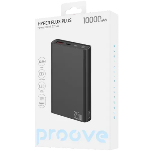Acumulator extern Proove Hyper Flux Plus Negru
Lithium-Ion Polymer | 10000 mAh