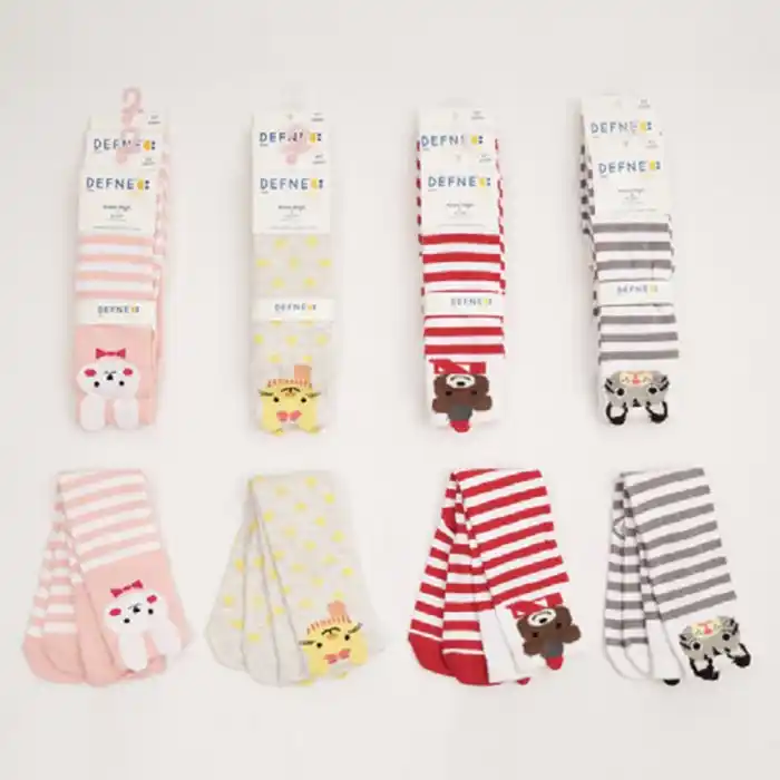 Детские носки, DEFNE, 7-9 лет, Различные Цвета, 80%Хлопок/17% Полиамид/3% Эластан
