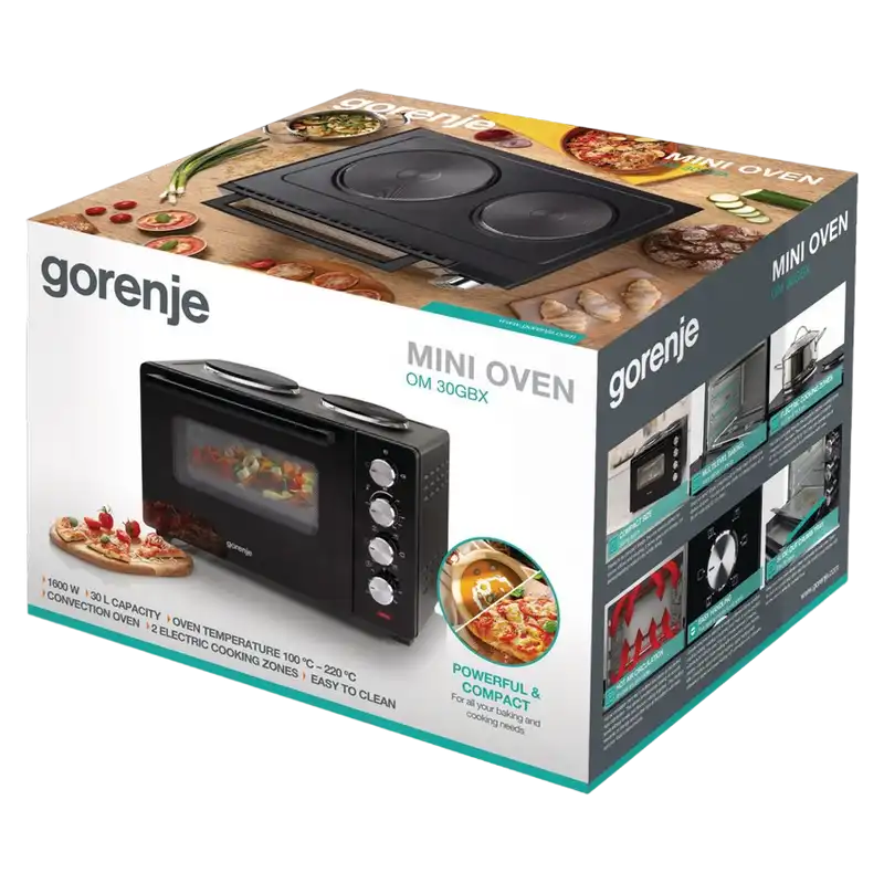 Электропечь Gorenje OM30GBX Черный