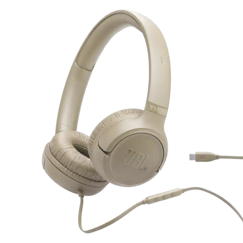 Căști JBL T530C Bej
