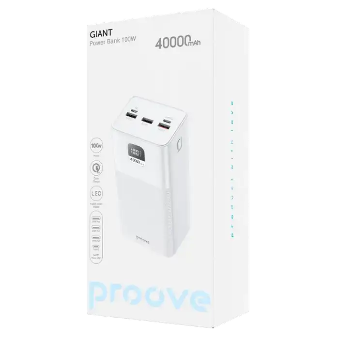 Acumulator extern Proove Giant Alb