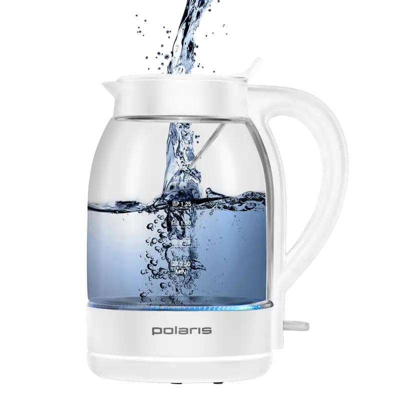 Fierbător electric Polaris PWK 1797CGL Alb