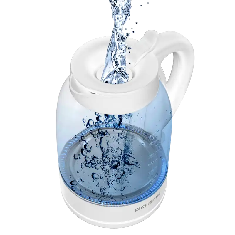 Fierbător electric Polaris PWK 1797CGL Alb